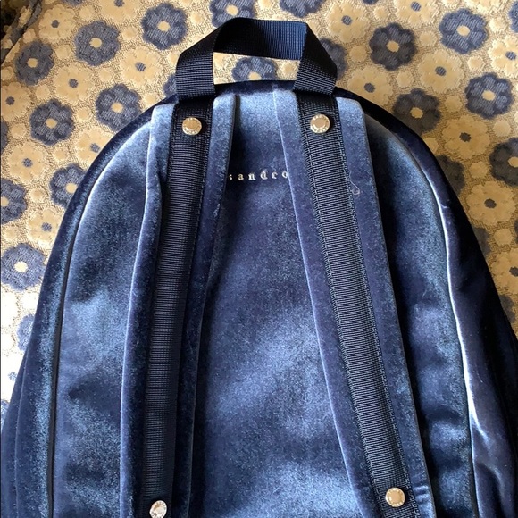 Sandro Velvet backpack never used! Mint condition! - Picture 5 of 8